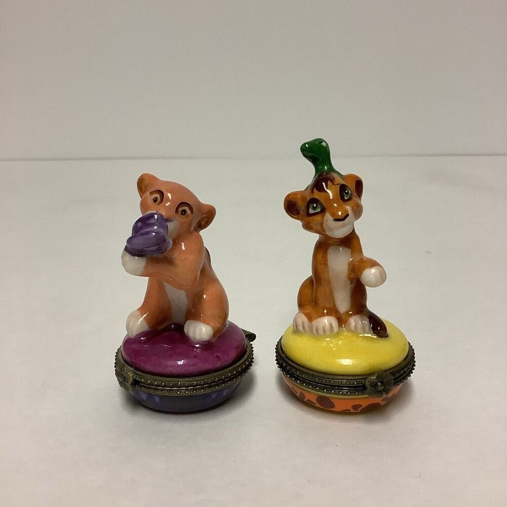 The Lion King II Simba's Pride Kiara & Kuvo Ocean Spray Trinket Box Set